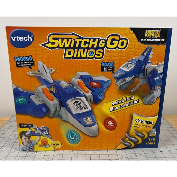 VTech Switch & Go Dinos Span The Spinosaurus 3-8 Years New NOS - Picture 1 of 11